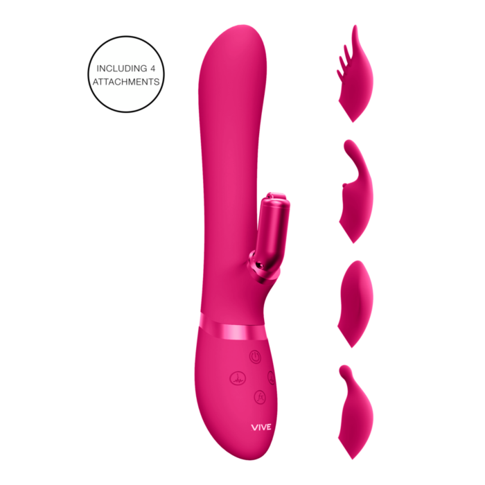 Chou - G-Spot Rabbit & Clitoral Stimulator Pink