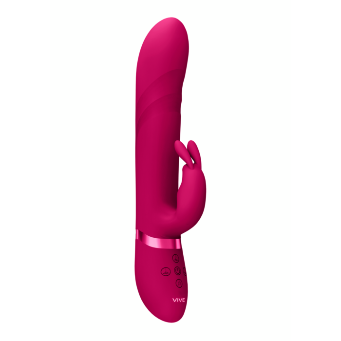 Nari - Vibrating and Rotating Beads, G-Spot Rabbit - Pink *Bulk