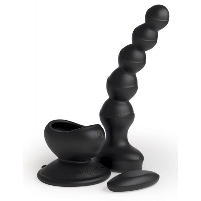 Δονούμενες Πρωκτικές Χάντρες 3some Wall Banger Remote Control Anal Beads Μαύρες - Pipedream