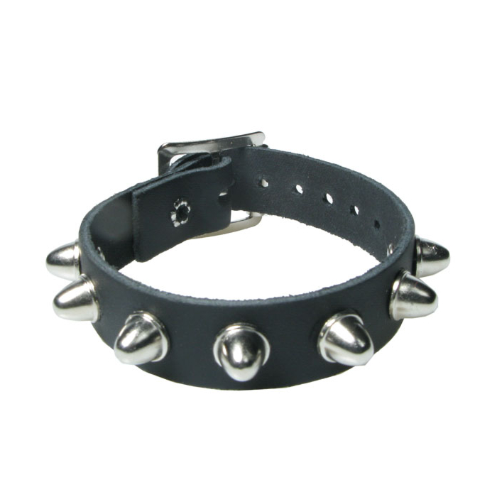 HANDMADE LEATHER WRISTBAND - BLACK