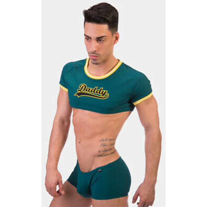 Crop Tee Daddy Green