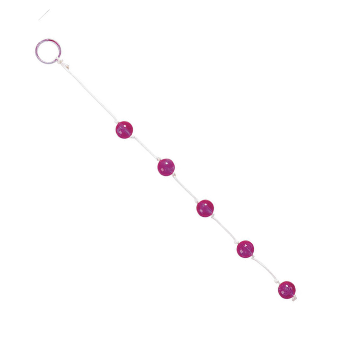 Πρωκτικές Μπίλιες Clear Lavender Large Anal Balls - Seven Creations