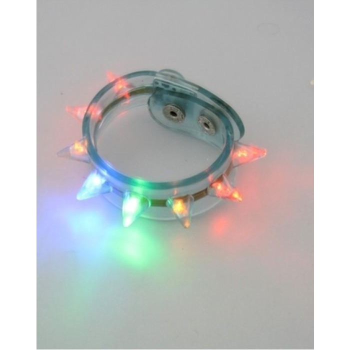 Light-up Spike Bracelets Assorted
