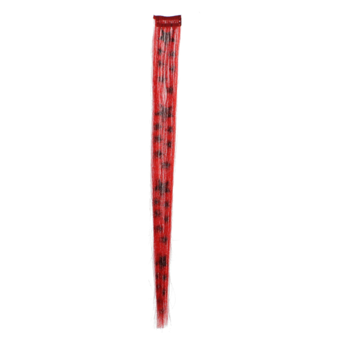 Aprox. 40cm Red Star Print Hair Highlights/ Extensions