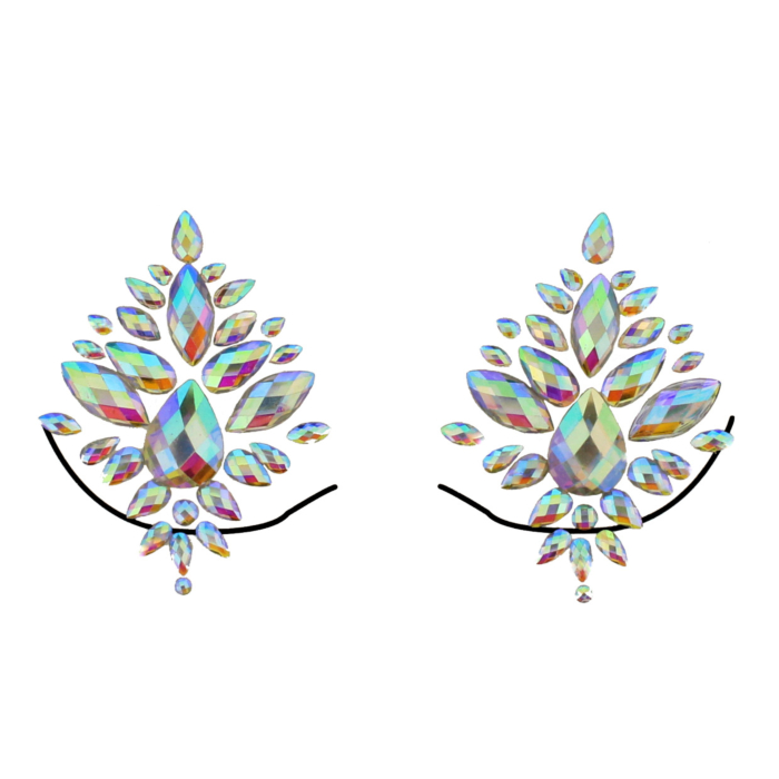 AB Crystal Boob Gems/ Jewels - Style B