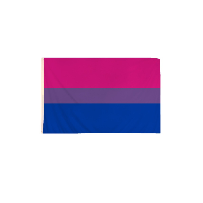 5 x 3 Feet Bisexual Flag with Brass Eyelets