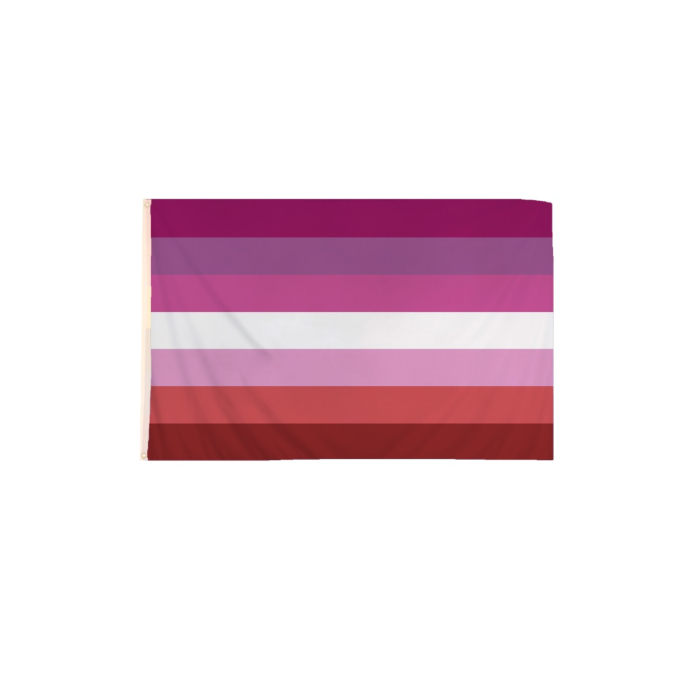 5 x 3 Feet Lesbian Flag with Brass Eyelets