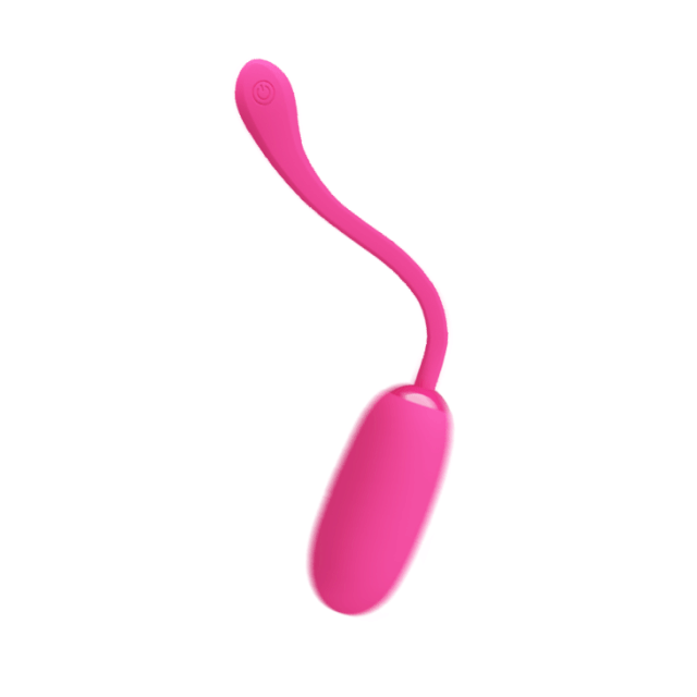 Αδιάβροχο Επαναφορτιζόμενο Δoνούμενο Κολπικό Αυγό Σιλικόνης Julius Vaginal Egg (Ροζ) - Pretty Love