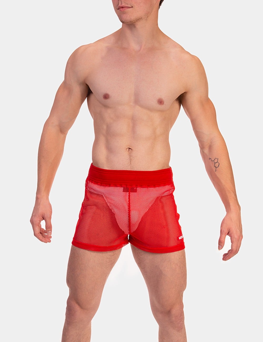 Barcode Berlin Viktor Shorts – Κόκκινο